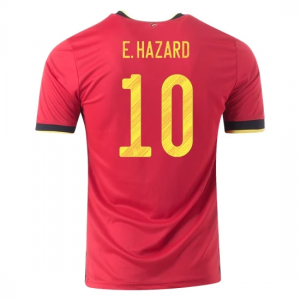 Belgien Eden Hazard 10 Hjemme Trøje EM 2020 – Kortærmet