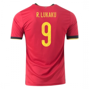 Belgien Romelu Lukaku 9 Hjemme Trøje EM 2020 – Kortærmet