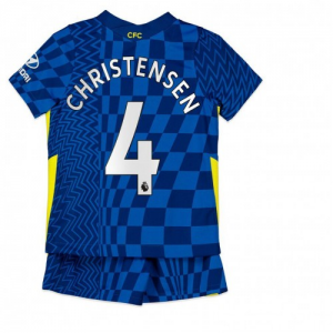 Chelsea Andreas Christensen 4 Børn HjemmebaneSæt 2021 22 – Kortærmet