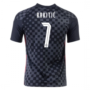 Kroatien Ivan Rakitic 7 Udebane Trøje EM 2020 – Kortærmet