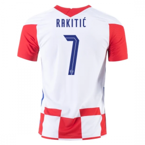 Kroatien Ivan Rakitic 7 Hjemme Trøje EM 2020 – Kortærmet
