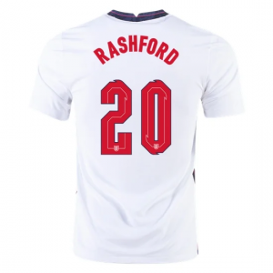England Marcus Rashford 20 Hjemme Trøje EM 2020 – Kortærmet