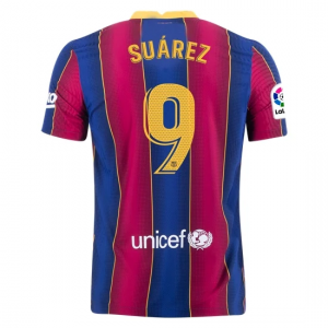 FC Barcelona Luis Suárez 9 Hjemmebanetrøje 2020 21 – Kortærmet