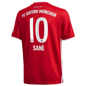 FC Bayern München Leroy Sane 10 Hjemmebanetrøje 2020 21 – Kortærmet