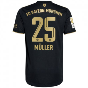 FC Bayern München Thomas Müller 25 Udebanetrøje 2021-22 – Kortærmet