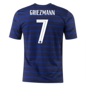 Frankrig Antoine Griezmann 7 Frankrig Hjemme Trøje EM 2020 – Kortærmet