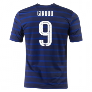 Frankrig Olivier Giroud 9 Frankrig Hjemme Trøje EM 2020 – Kortærmet