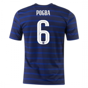 Frankrig Paul Pogba 6 Hjemme Trøje EM 2020 – Kortærmet