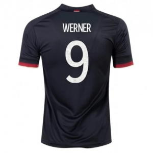 Tyskland Timo Werner 9 Udebane Trøje EM 2020 – Kortærmet