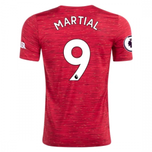 Manchester United Anthony Martial 9 Hjemmebanetrøje 2020 21 – Kortærmet