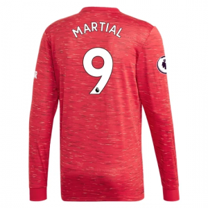 Manchester United Anthony Martial 9 Hjemmebanetrøje 2020 21 – Langærmet