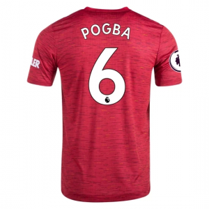 Manchester United Paul Pogba 6 Hjemmebanetrøje 2020 21 – Kortærmet