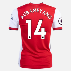 Arsenal Pierre Emerick Aubameyang 14 Hjemme Trøjer 2021/22 – Kortærmet