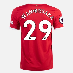 Manchester United Aaron Wan Bissaka 29 Hjemme Trøjer 2021/22 – Kortærmet