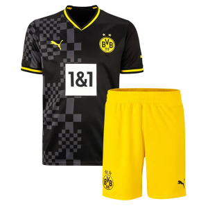 BVB Borussia Dortmund Børn UdebaneSæt 2022 23 – FodboldTrøjer(S/S)