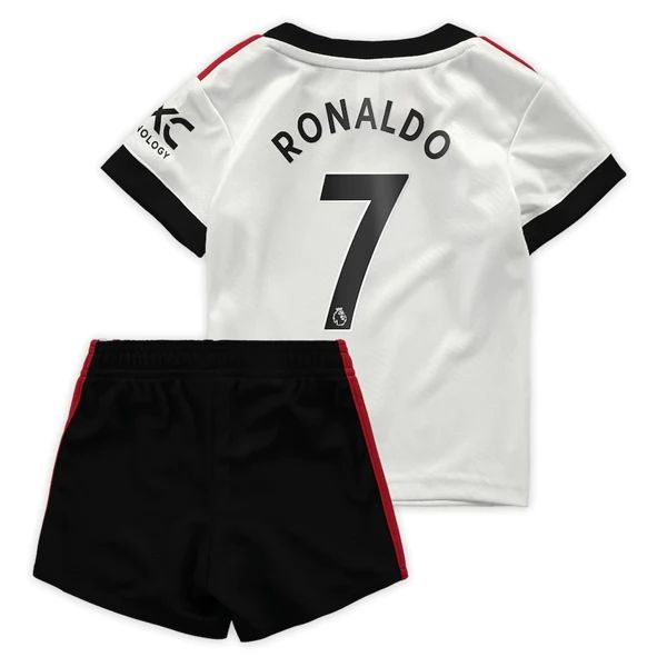 Manchester United Cristiano Ronaldo #7 Børn UdebaneSæt 2022 23 – FodboldTrøjer(S/S)