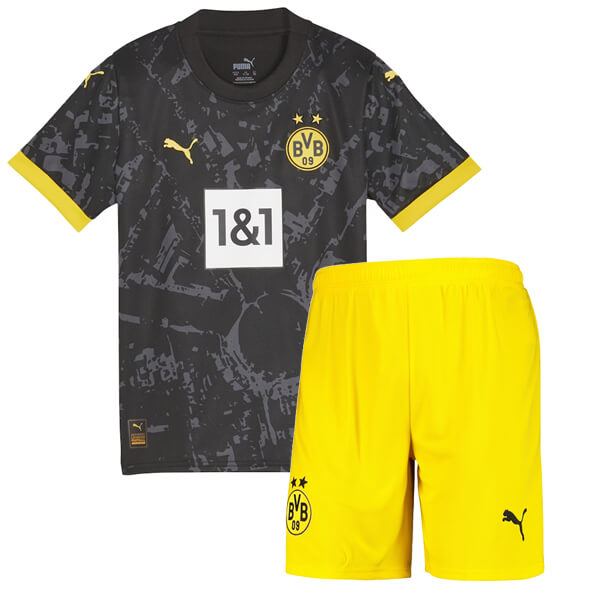 BVB Borussia Børn UdebaneSæt 2023 2024– FodboldTrøjer(S/S)