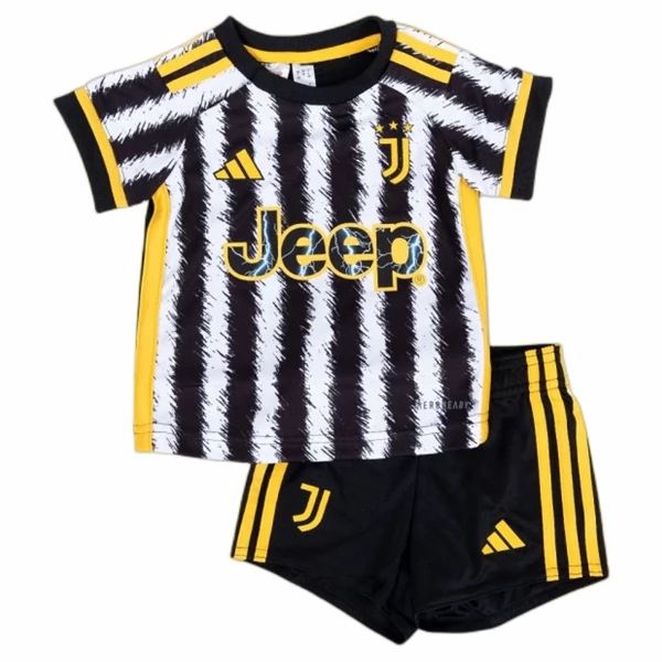 Juventus Børn HjemmebaneSæt 2023 2024– FodboldTrøjer(S/S)