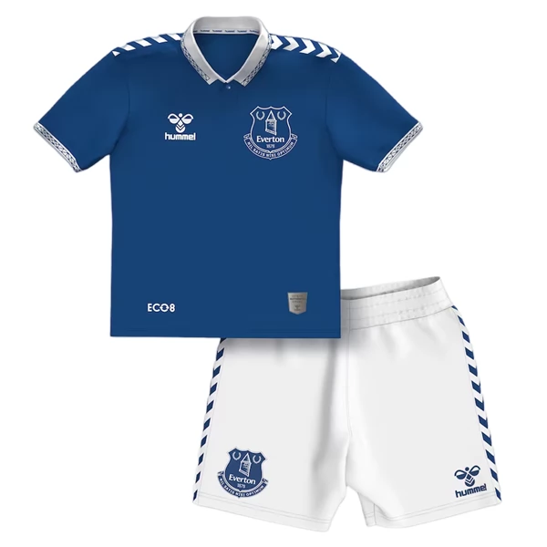 Everton Børn HjemmebaneSæt 2023 2024– FodboldTrøjer(S/S)