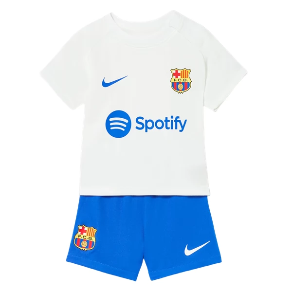 FC Barcelona Børn UdebaneSæt 2023 2024– FodboldTrøjer(S/S)