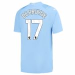 Manchester City Kevin De Bruyne 17 Hjemme Fodboldtrøjer 2023-24 Kortærmet